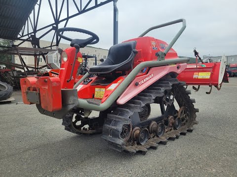 Видео: Гусеничный трактор (культиватор) Yanmar AC-10D UGG во Владивостоке. т. 8-914-792-77-71