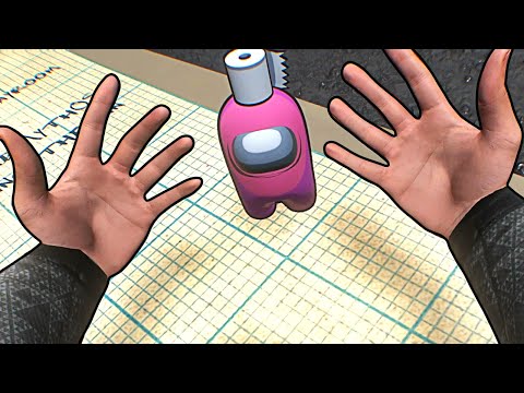 Видео: Питомец из Among Us в Boneworks