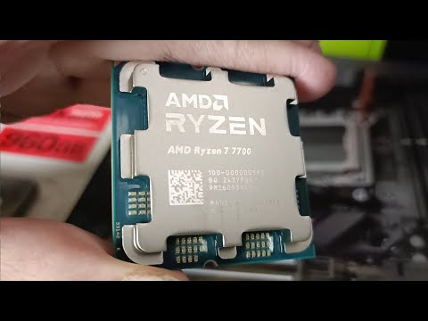 Видео: Собираю ПК на Ryzen 7 7700 (новая версия процессора без SMD компонентов) [полный лиственный метр]