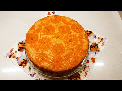 Видео: Пирог с мандаринами. Очень вкусный пирог к чаю. Кулинарный канал "НА КУХНЕ У МАМЫ"