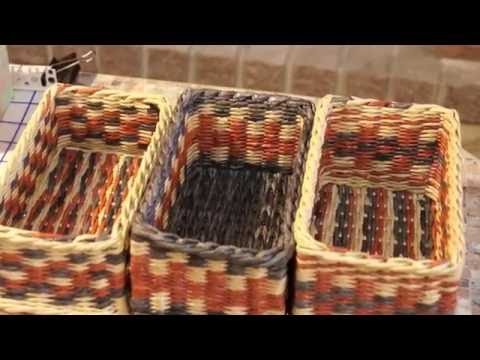 Видео: Как выдержать ровные углы при плетении из газетных трубочек