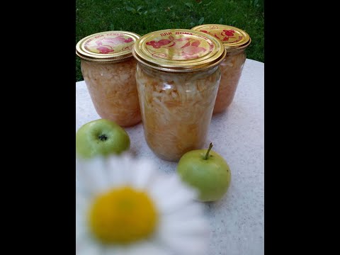 Видео: Терті ЯБЛУКА на зиму. Найпростіший рецепт! Ідеальна начинка для пиріжків і пирогів)