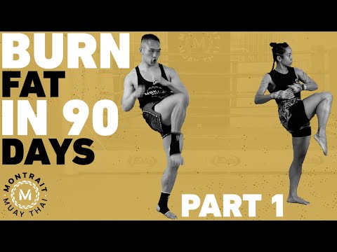 Видео: 30 минут ада – жиросжигающая тренировка по тайскому боксу дома – сможете ли вы? – 90-дневный челл...