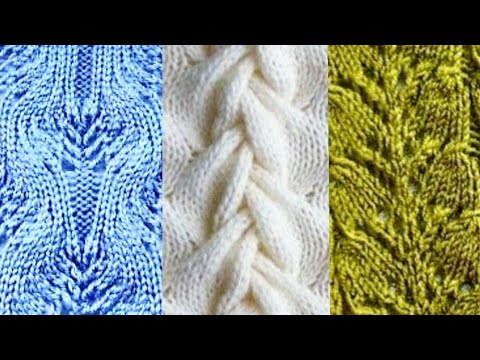 Видео: Потрясающие узоры спицами, схемы, вязание. Amazing knitting patterns, diagrams, knitting.