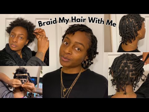 Видео: Заплетите мне косички вместе со мной | Лицензированный косметолог заплетает мне косички | Коротка...