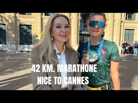 Видео: Лучший рецепт стройности. 42 км. Марафон от Ниццы до Канн. 