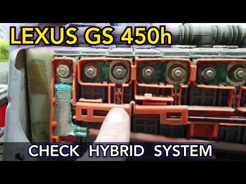 Видео: Lexus GS 450h неисправность гибрида. Код ошибки P0AFA. Снятие ВВБ (высоковольтная батарея)