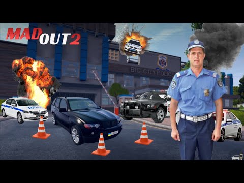 Видео: Играю против полицейских #2 #madout2 #gta #madout2roleplay #rokki #мадоут #automobile 
