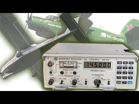 Видео: Спутники Satcom, самолёты и корабли. Слушаем на Rohde & Schwarz EB100 в полях.