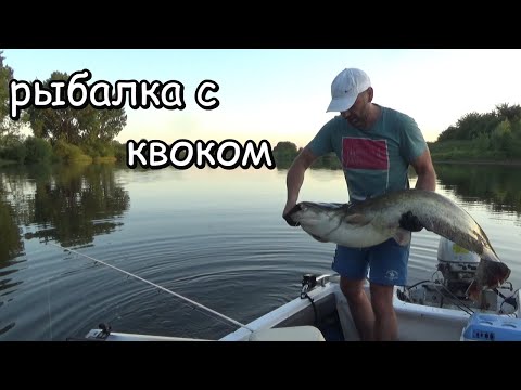 Видео: рыбалка на сома с квоком на реке выходы на эхолоте  Lowrance Elite 9ti2