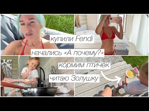 Видео: Купили сумку Fendi, начались ПОЧЕМУ, кормим птичек, читаю Золушку на английском | 302
