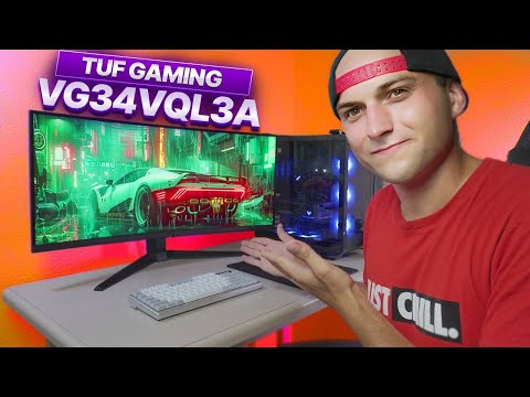 Видео: Ідеальний бюджетний ігровий монітор. ASUS TUF Gaming VG34VQL3A