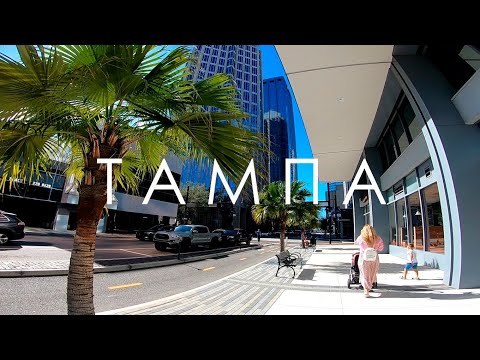 Видео: ТАМПА, ФЛОРИДА 2023г. Второй по красоте город штата 4K