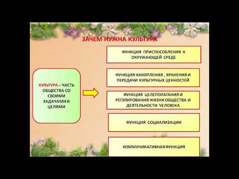 Видео: лекция по культурологии №1
