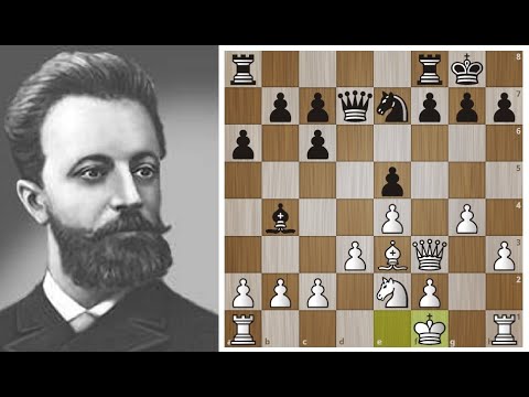 Видео: Михаил Чигорин оставил КОРОЛЯ в центре и понесся в АТАКУ!  Шахматы.