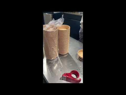 Видео: Оборудование для производства бумажных стаканов 🔥👍#разберушкин #оборудованиедлябизнеса#китай