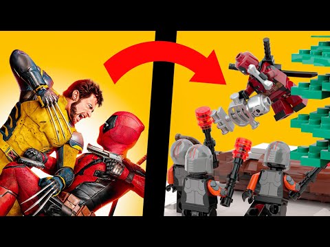 Видео: Я создал ТРИ НАБОРА LEGO по фильму "Deadpool & Wolverine"