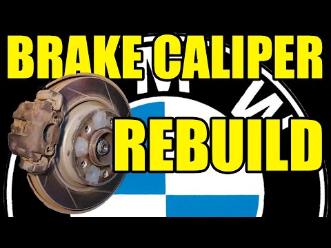 Видео: Ремонт тормозного суппорта BMW — E46