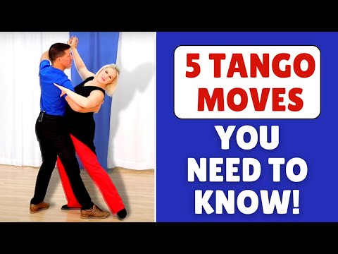 Видео: 5 движений танго, которые стоит изучить! Основы американского танго