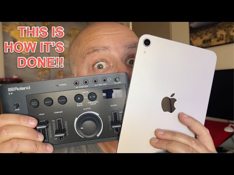 Видео: Roland E-4 и iPad — прекрасный союз!