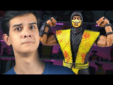 Видео: Фигурка СКОРПИОНА из Mortal Kombat!