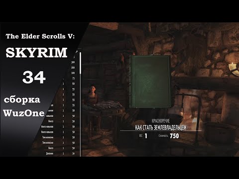 Видео: №34 SKYRIM cборка WuzOne Как стать землевладельцем в Скайриме и влюбленный Фендал