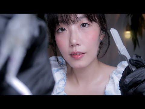 Видео: ASMR Бро Хена Татуировка и уборка, уход за бровими. Eyebrow shop RP