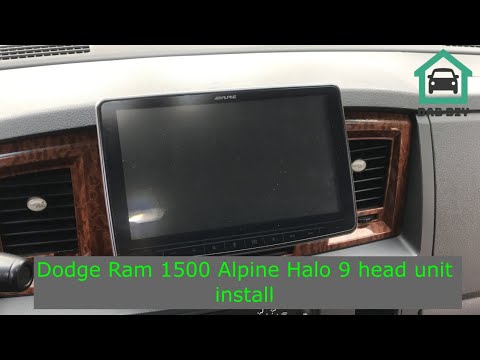 Видео: Установка головного устройства Dodge Ram Alpine Halo 9