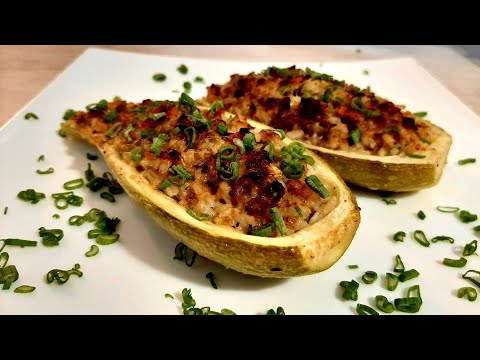 Видео: Пълнени тиквички с кайма и ориз