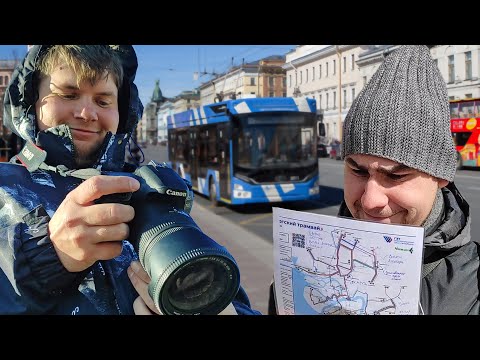 Видео: Петербург: Москва осталась далеко позади. Троллейбусная столица, трамвайный рай и новые автобусы!