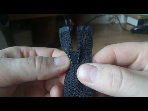 Видео: Ремонт молний, замена бегунков(собачки) и чем они отличаются