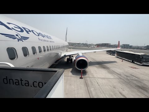 Видео: Перелет на Boeing 737-800 Аэрофлот из Дубая в Москву 