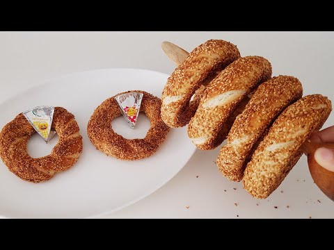 Видео: Этот рецепт будет ЛЮБИМЫМ! Рецепт турецкого кунжутного хлеба, очень легко # 279