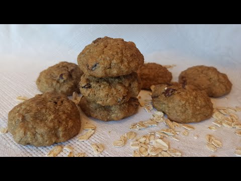 Видео: Овсяное печенье без глютена Простой рецепт