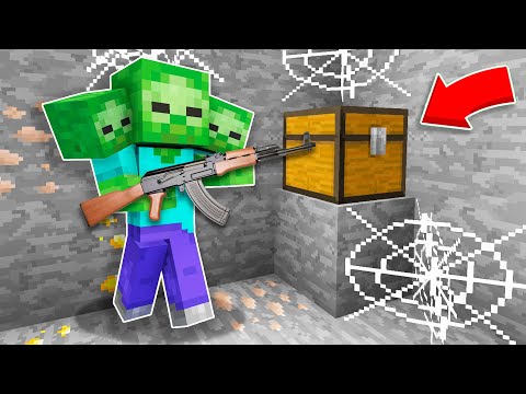 Видео: ЧТО ОХРАНЯЛ ЭТОТ ЗОМБИ СОЛДАТ В ПЕЩЕРЕ В МАЙНКРАФТ ! Алексбой Minecraft