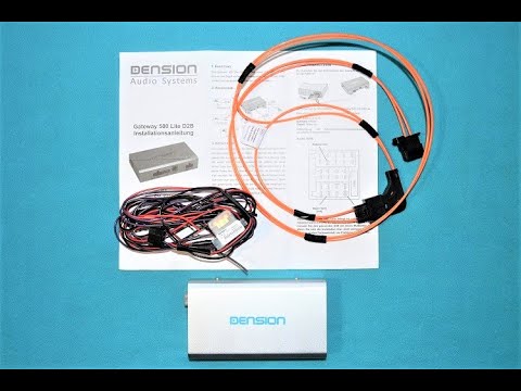 Видео: Dension Gateway 500 Lite GWL1DB1 для Mercedes с D2B оптической шиной