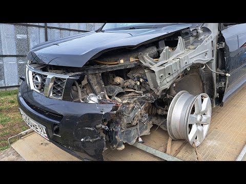 Видео: Кузовной ремонт Ниссан Х-Трейл. Часть 1.
