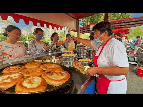 Видео: Завтрашний рынок в Китае | Хрустящие мясные лепешки, Огромные булочки и Местные деликатесы
