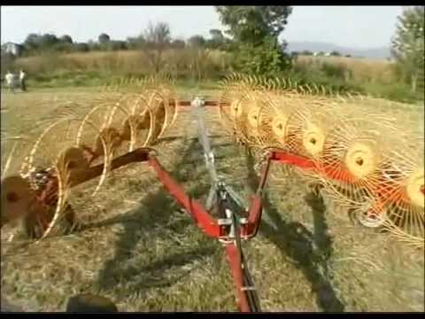 Видео: Колёсно-пальцевые грабли