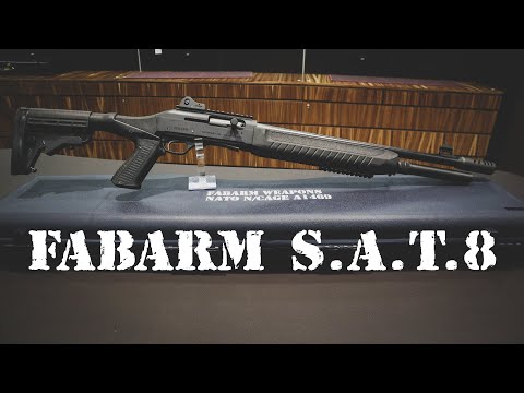 Видео: Fabarm SAT8 tactical. Обзор и стрельба