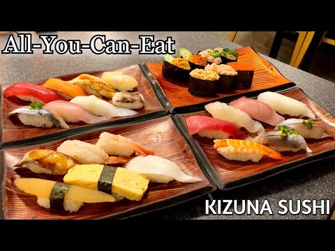 Видео: В ресторане Kizuna Sushi в районе Синдзюку Кабукичо вы можете заказать неограниченное количество ...