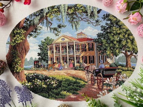 Видео: Готовая работы Classic design/вышивка крестом