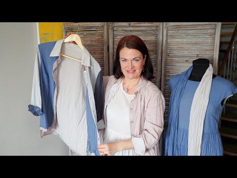 Видео: Двухсторонние рубашки из батиста. Как сшить.
