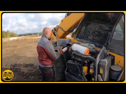 Видео: Техосмотр телескопического погрузчика JCB 540/140