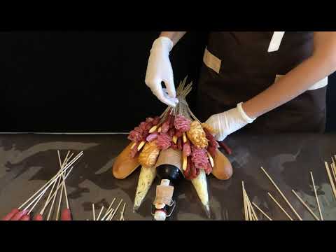 Видео: Колбасный букет. #Мастеркласс #masterclass