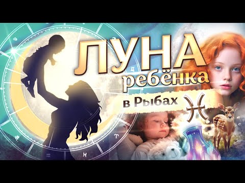 Видео: 🌙 Луна в ♓Рыбах у ребёнка в натальной карте (гороскопе)