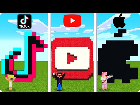 Видео: 😎МАЙНКРАФТ НО ПОСТРОЙ И УГАДАЙ ЛОГОТИП! ШЕДИ ЛЕСКА И НУБИК ТРОЛЛИНГ MINECRAFT