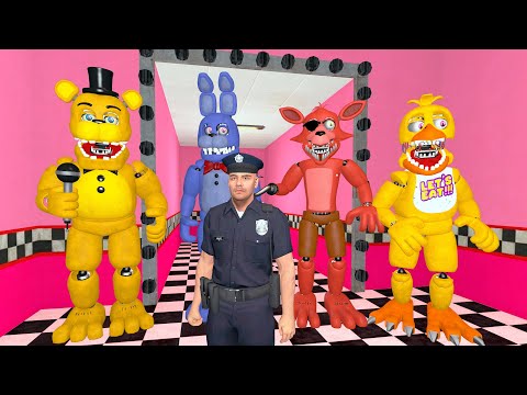Видео: АНИМАТРОНИКИ ПУГАЮТ ОХРАННИКА FNAF COOP ГАРРИС МОД GMOD ► Garry's Mod Sandbox