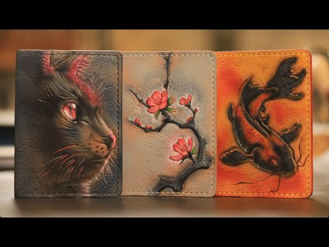 Видео: Как научиться тиснению по коже с нуля. Без навыков рисования!