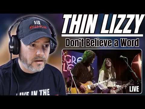Видео: Впервые слышу Thin Lizzy – Don’t Believe a Word (вживую) | Чистая сила рок-н-ролла